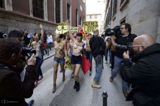 Türk FEMEN'lere İspanyol desteği